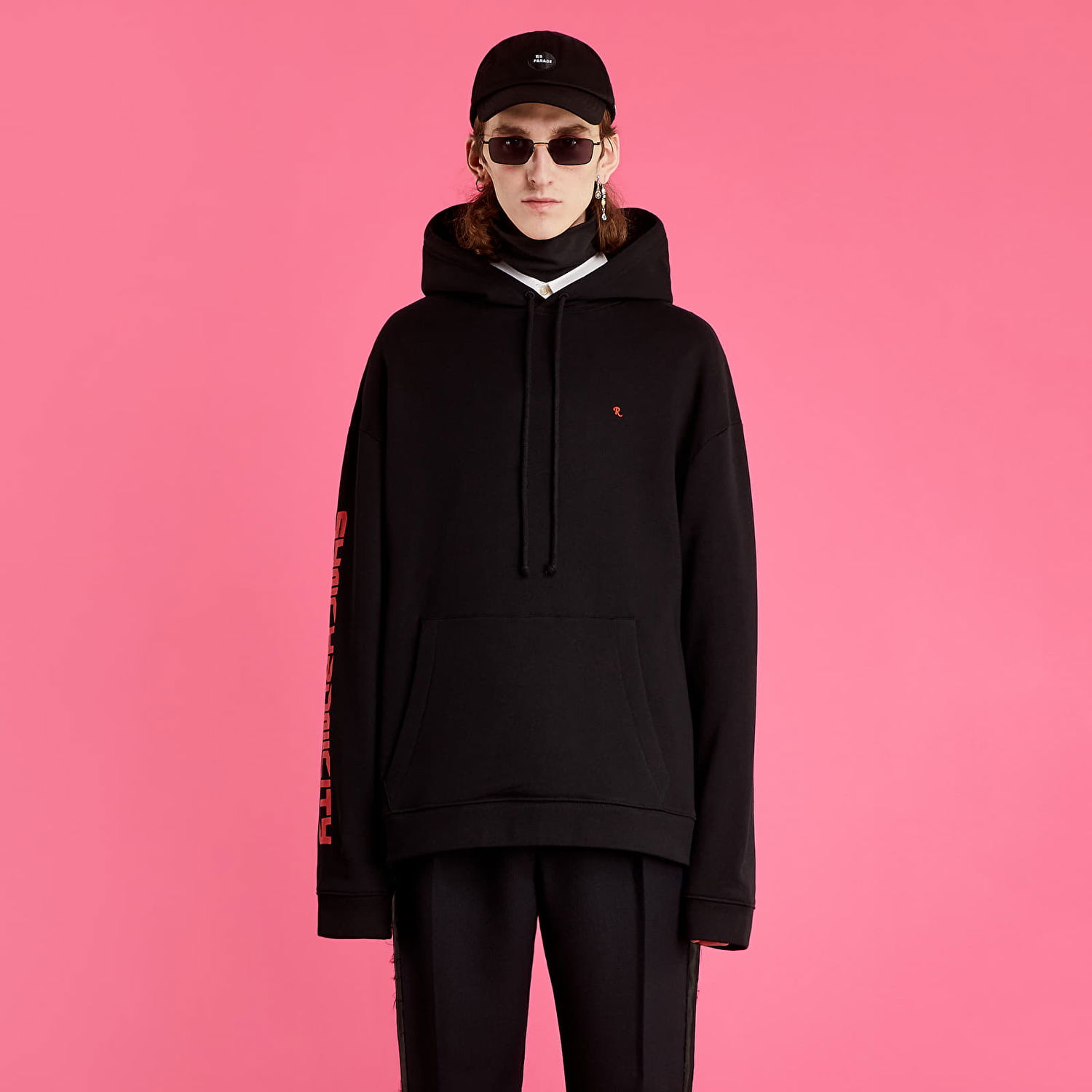 Sweatshirt RAF SIMONS Regular Fit Hoodie Synchronicity Sort | 212-M165B-19004-0099, 0