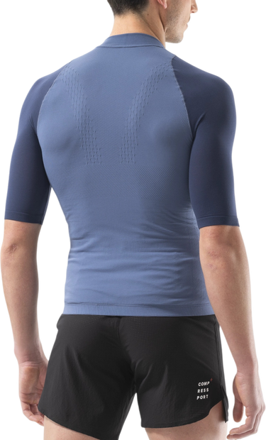 Jersey Compressport Trail Racing Postural Short Sleeve Top Blå | atsm4905122, 1