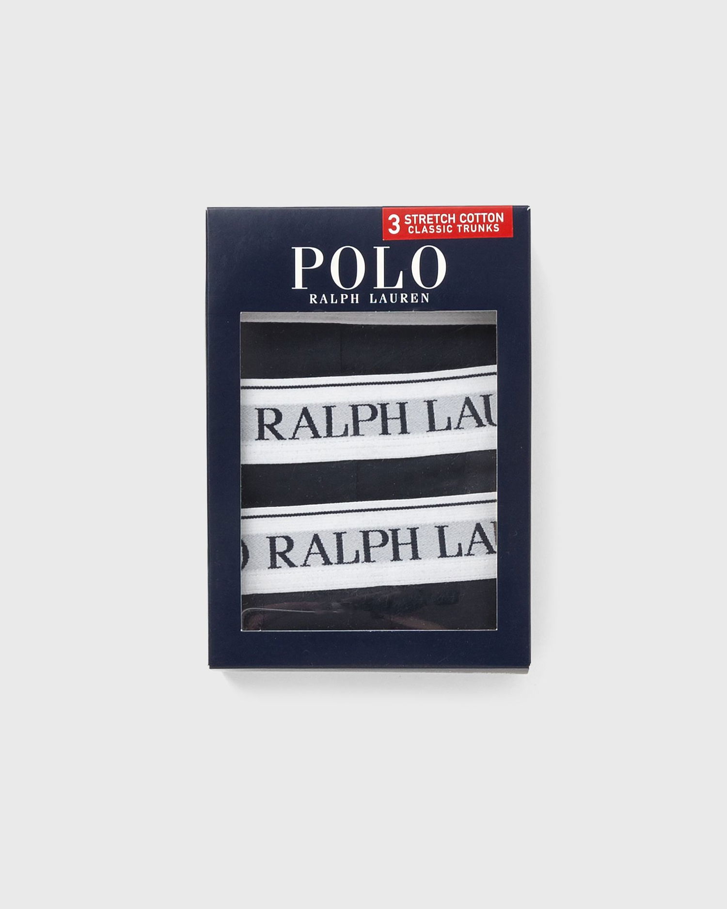Boksere Polo by Ralph Lauren Classic Trunk - 3 Pack Mørkeblå | 714830299058, 1