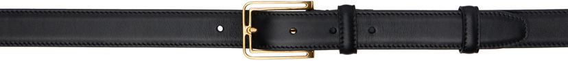 Bælter The Row Leather Belt With Square Buckle Sort | W1685-L60