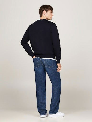 Sweatshirt Tommy Hilfiger Pullover Sweatshirt Sort | MW0MW35541DW5, 1