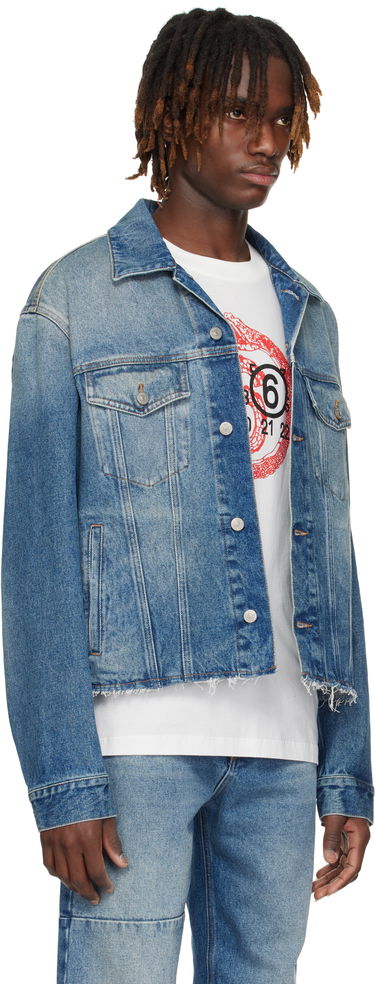 Jakke Maison Margiela MM6 Maison Margiela Sports Denim Jacket Blå | SH0AM0026 M30018, 1