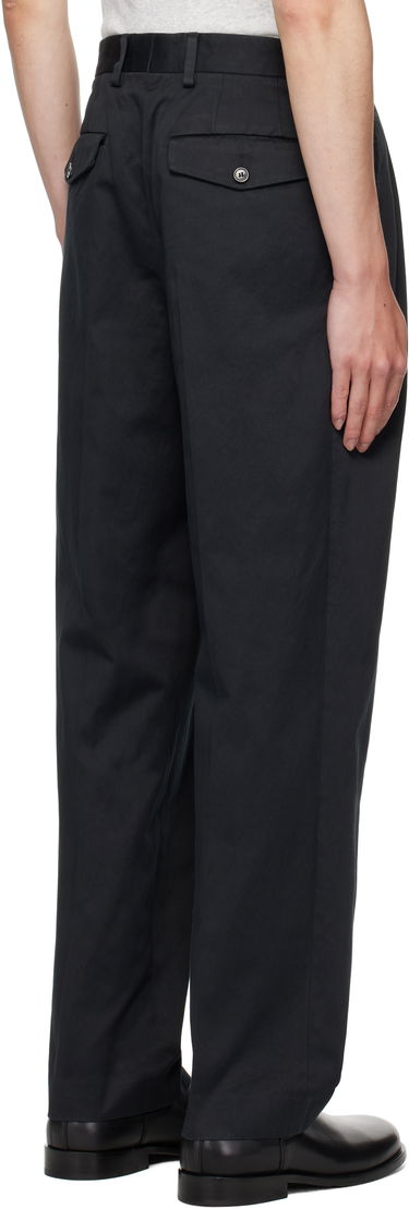 Bukser Dries Van Noten Dries Van Noten Pleated Trousers Sort | 252-020998-2341, 2