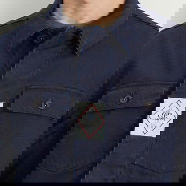 Jakke C.P. Company Plated Denim Work Jacket Mørkeblå | 19CMOW147A-110466W-D08, 5