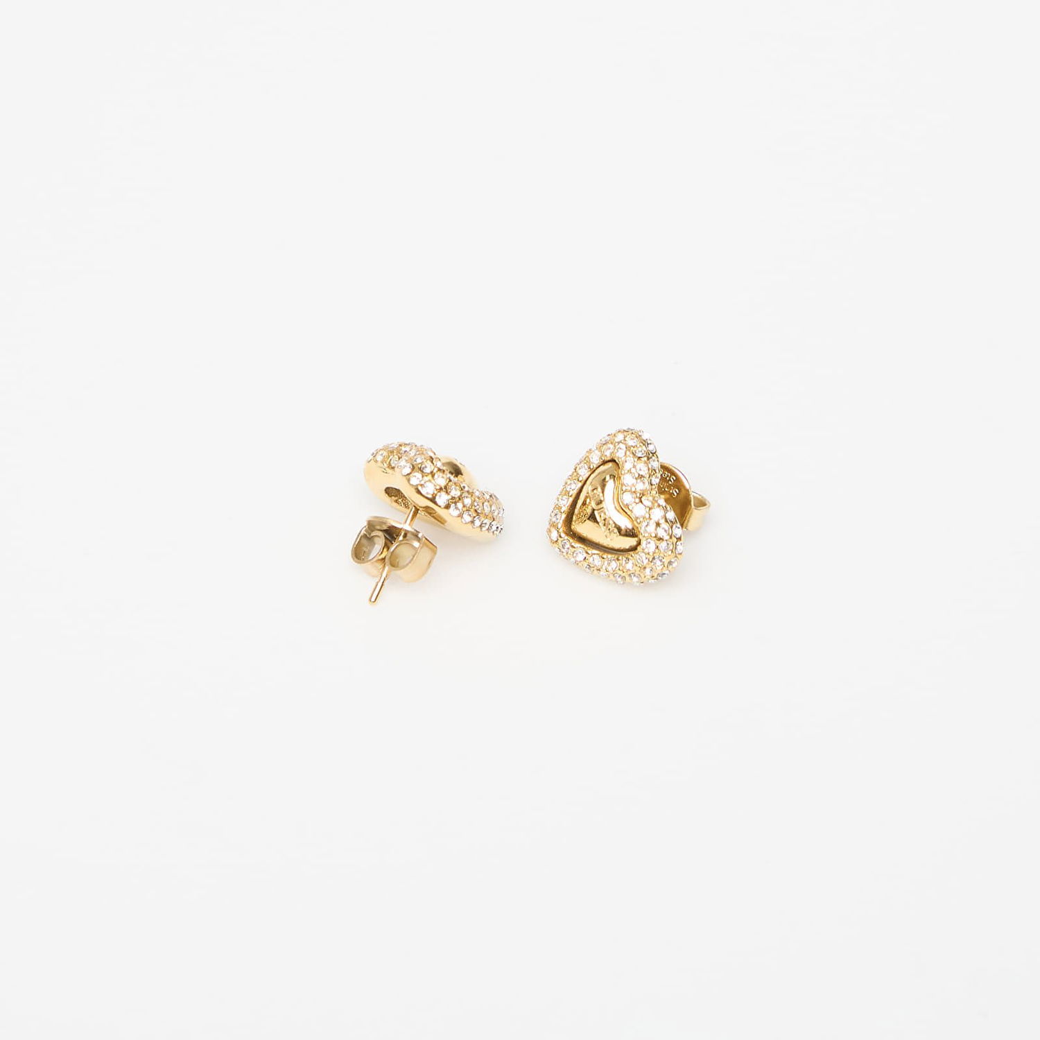 Øreringe GUESS Beloved Heart Stud Earrings with Stones Flerfarvet | JUBE05020JWYG-GOLD, 1