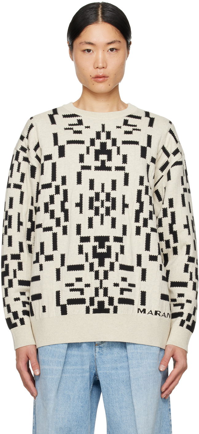 Sweater ISABEL MARANT Baltimi Sweater "Off-White" Beige | 24PPU0388HA-B1L01H, 0