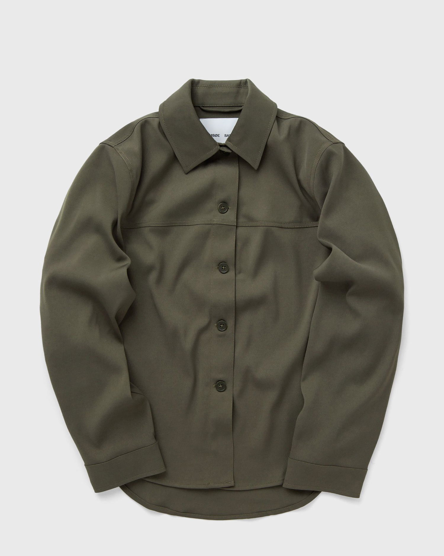 Skjorte Samsoe Samsoe Samsøe & Samsøe Esmel Shirt Grøn | F23300164-DUSTY-OLIVE, 0