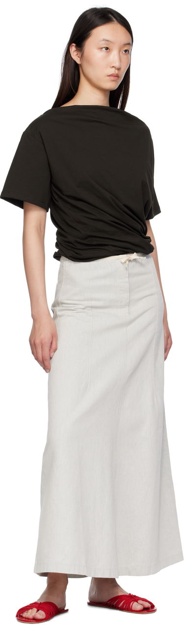 T-shirt Baserange Baserange Turn T-Shirt Sort | TOTUS-RC-SU25, 3