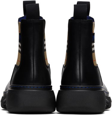 Sneakers og sko Burberry Burberry Creeper Low Chelsea Boots Sort | 8105183, 1