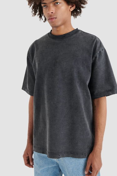 T-shirt AXEL ARIGATO Wes Distressed T-Shirt Sort | A2225001, 5