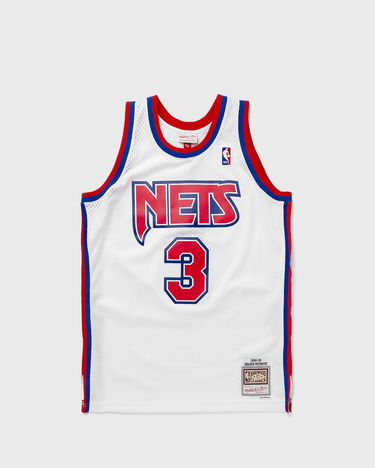 Jersey Mitchell & Ness NBA Swingman Jersey New Jersey Nets 1992-93 Drazen Petrovic #3 Hvid | SMJYLG19016-NJNWHIT92DPE, 0