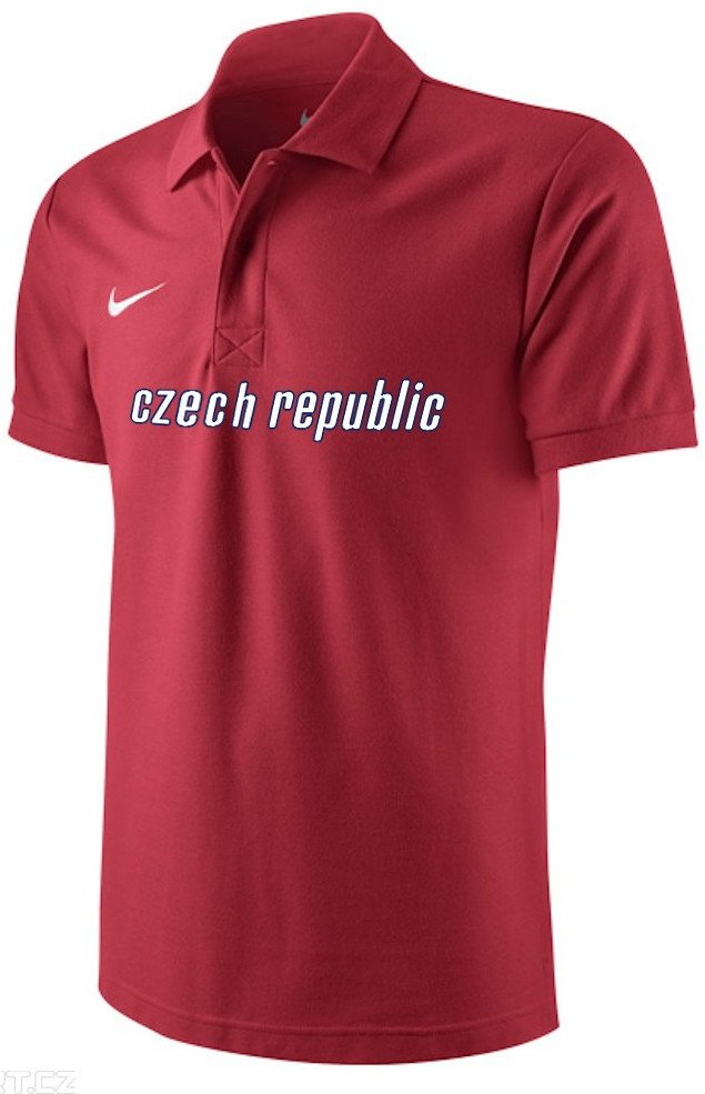 Polo skjorte Nike Nike TS Core Polo Czech Republic Rød | 454800-657r