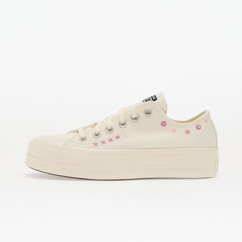 Sneakers og sko Converse Chuck Taylor All Star Lift Floral Embroidery Low Top Beige | A15008C