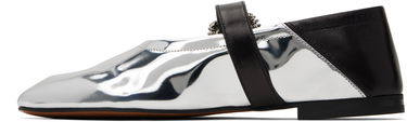 Kjole Wales Bonner Wales Bonner Glide Ballerina Flats Metalisk | WBW43010B, 2