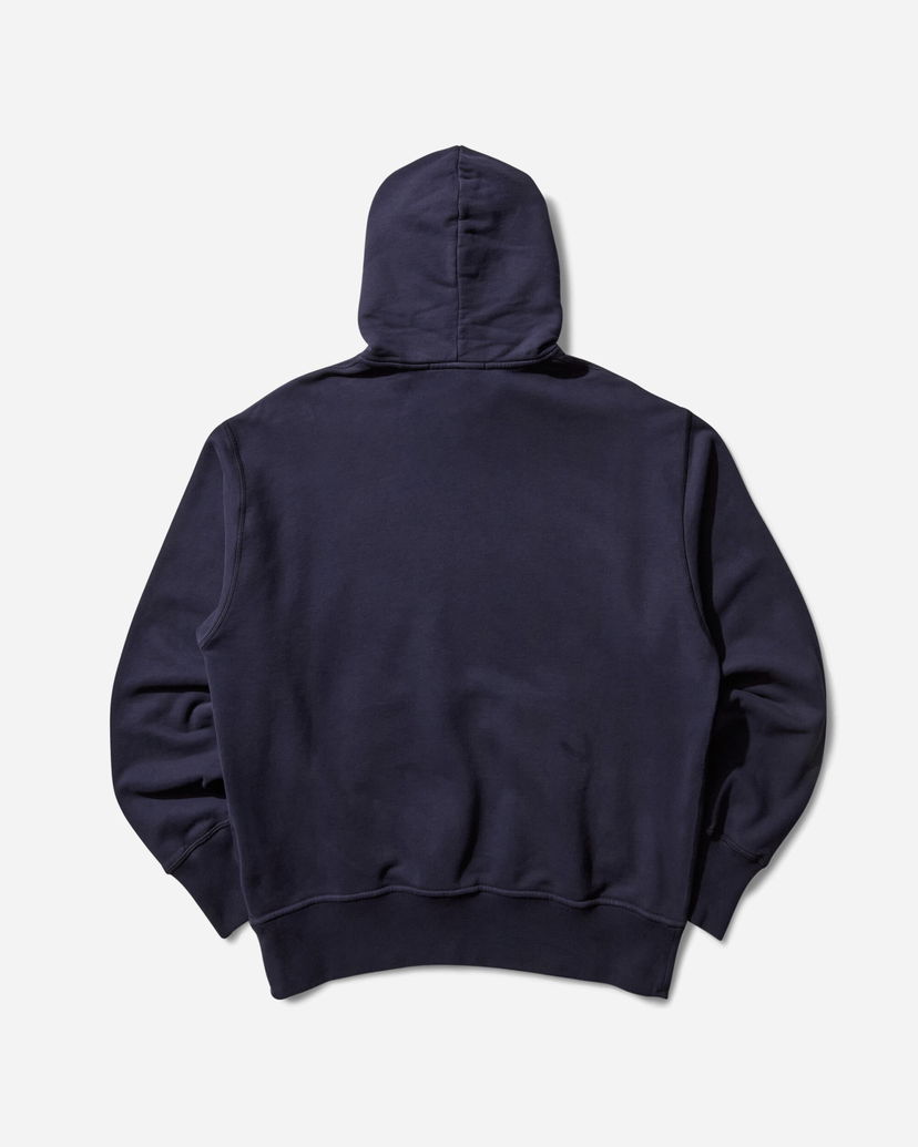 Sweatshirt Stone Island Brushed Organic Cotton Hoodie Mørkeblå | K2S15-6100027-S0X13 V002A