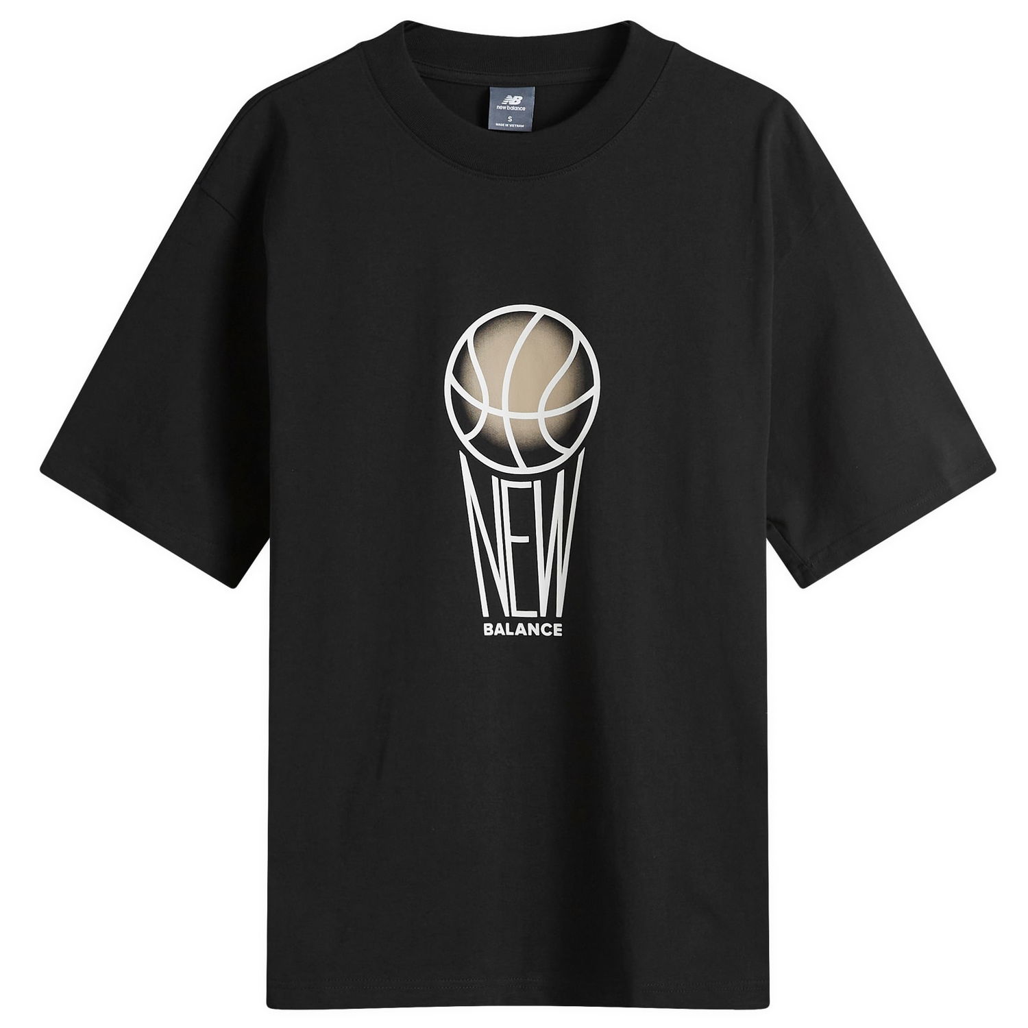 T-shirt New Balance Graphic Basketball T-Shirt Sort | MT44585-BK, 1