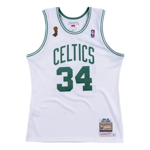 Jersey Mitchell & Ness Mitchell & Ness Celtics Basketball Jersey Hvid | AJY4AC18059-BCEWHIT07PPI
