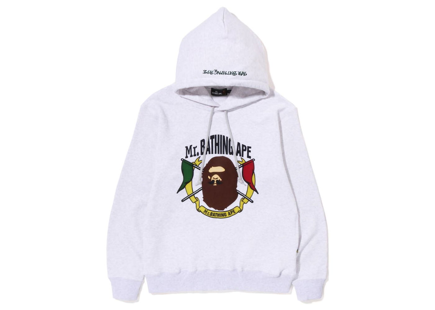 Sweatshirt BAPE Golf Mr.Bathing Ape Hoodie Hvid | 7I80-114-001, 0