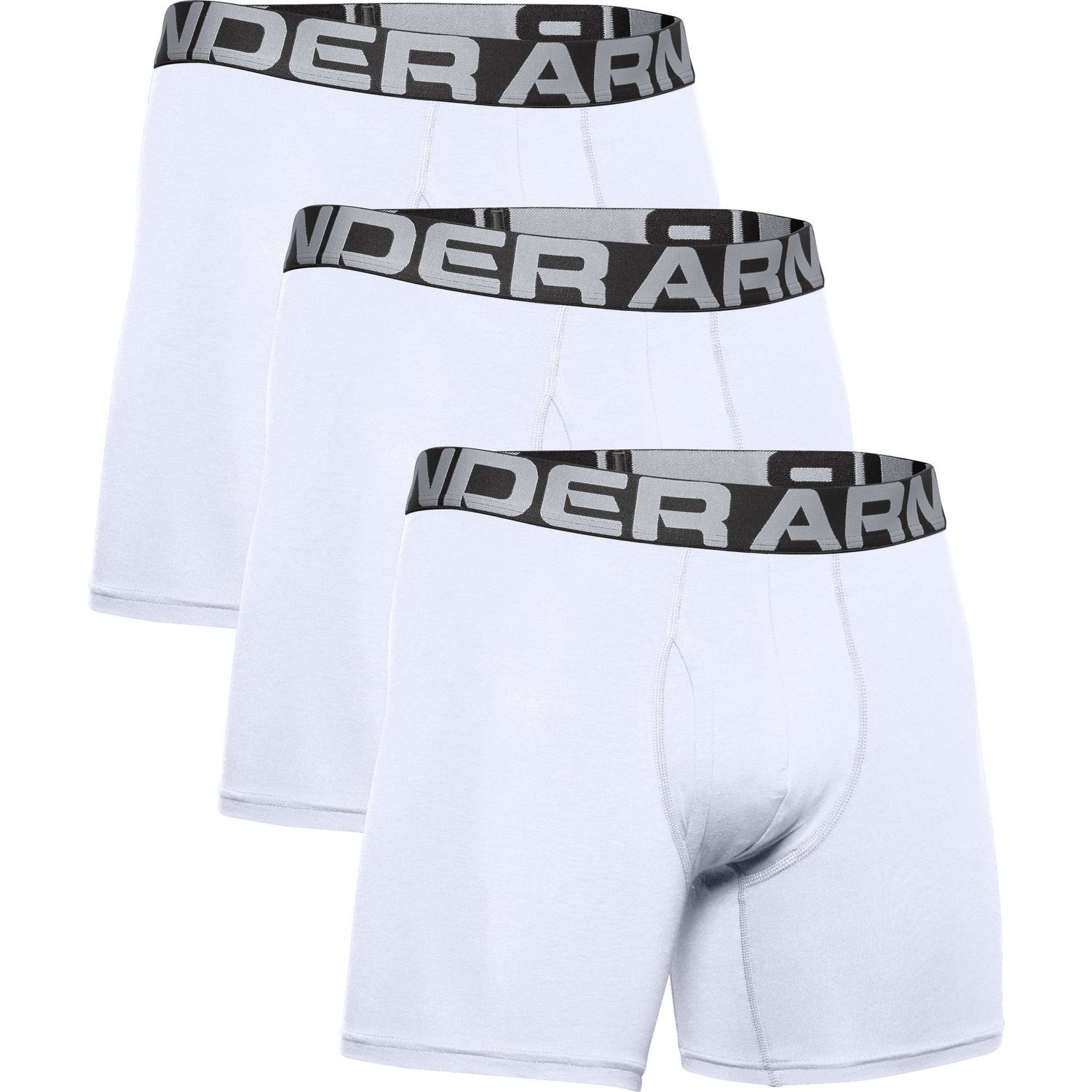 Boksere Under Armour Charged Cotton Hvid | 1363617-100, 1