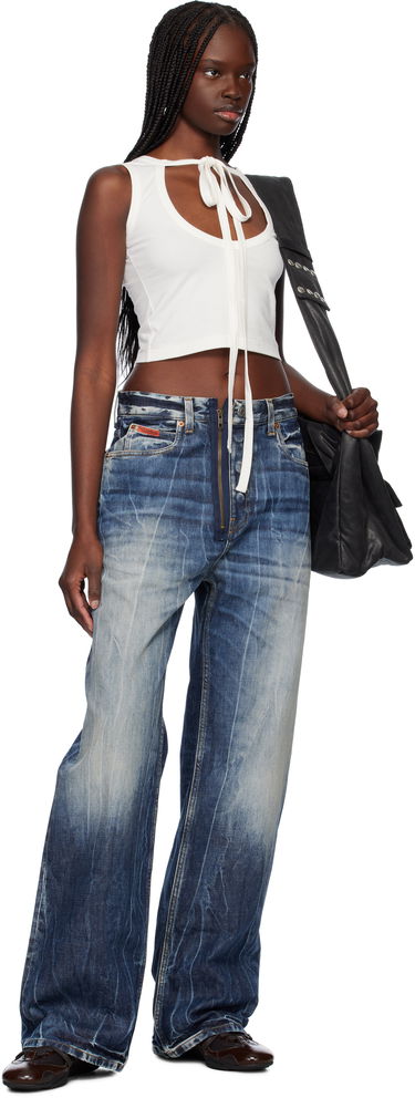 Tanktop Ambush AMBUSH Ribbon Tie Cropped Tank Top Hvid | 12115403, 3