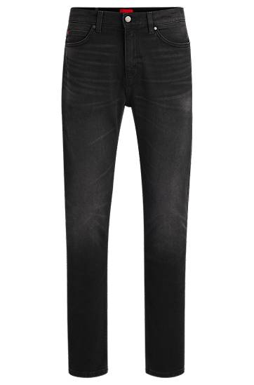 Jeans BOSS Slim-Fit Stretch Denim Jeans Sort | 50530597