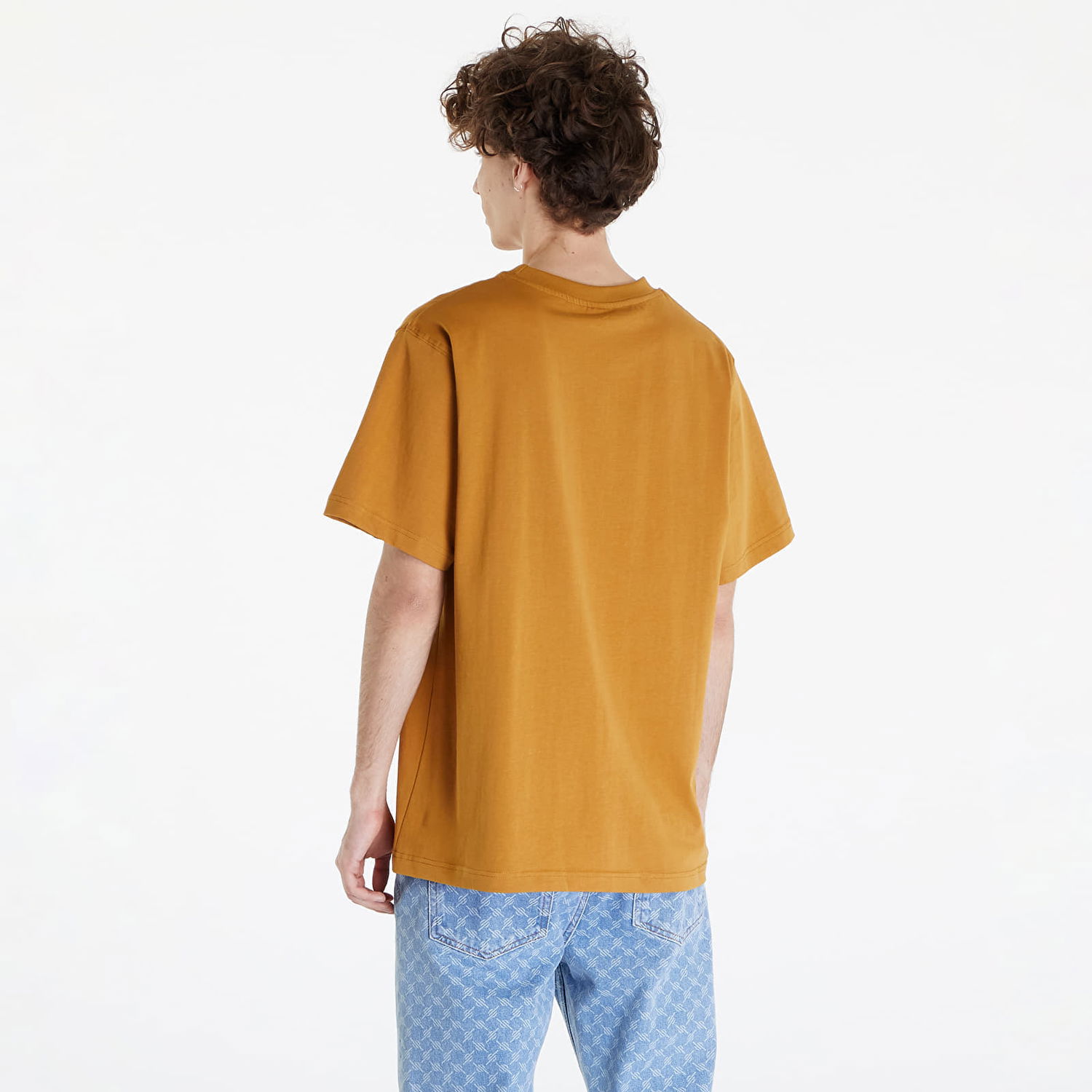 T-shirt Queens Essential T-Shirt With Tonal Print 3-Pack Multicolour Brun | QNS_014, 1