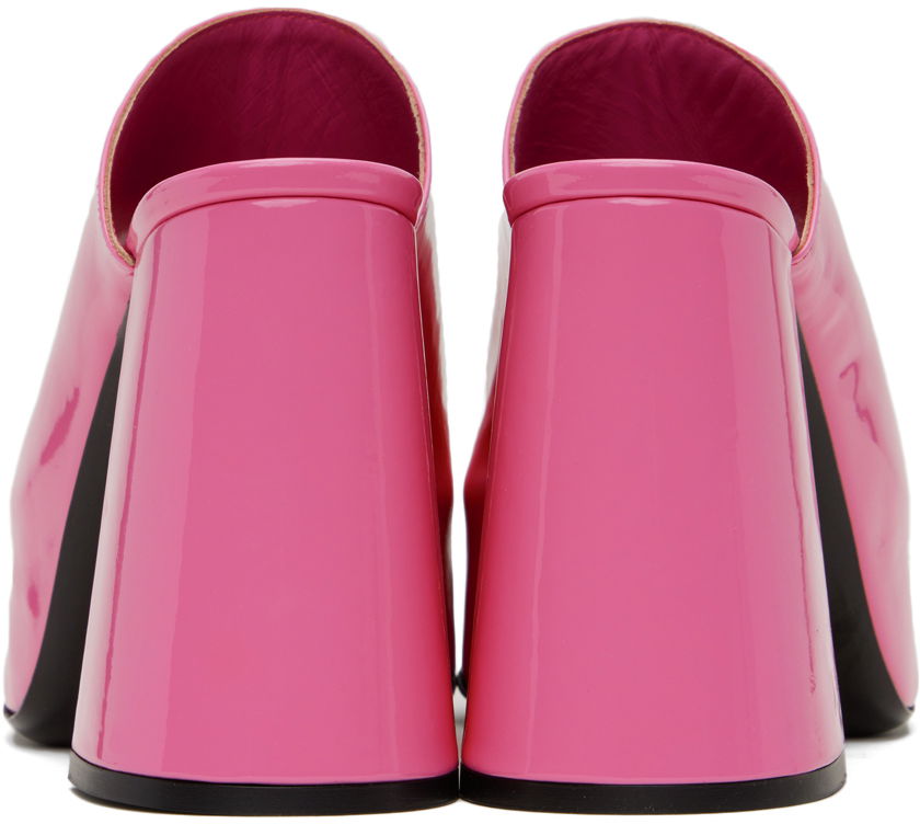 Sneakers og sko BY FAR Brad Patent Leather Platform Sandals Lyserød | 23SSBRAMLPPP, 1