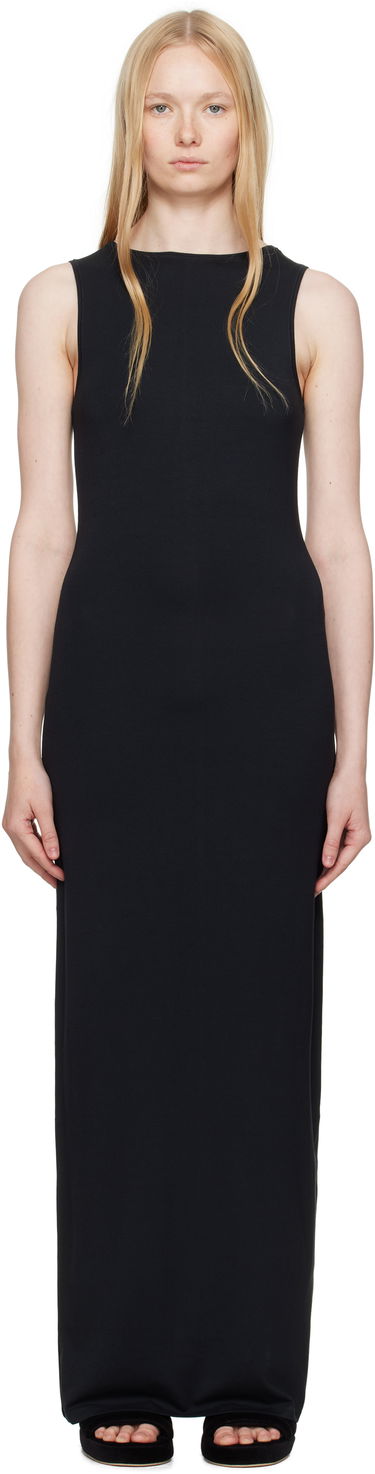 Kjole SKIMS SKIMS Smooth Layers Boat Neck Maxi Dress Sort | DS-DRS-8491W, 0