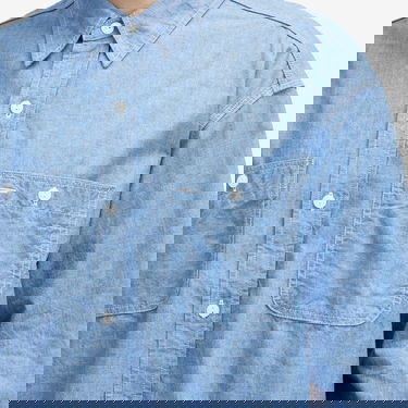 Skjorte BEAMS Beams Plus Work Shirt Blå | 3811-0924-139-70, 5