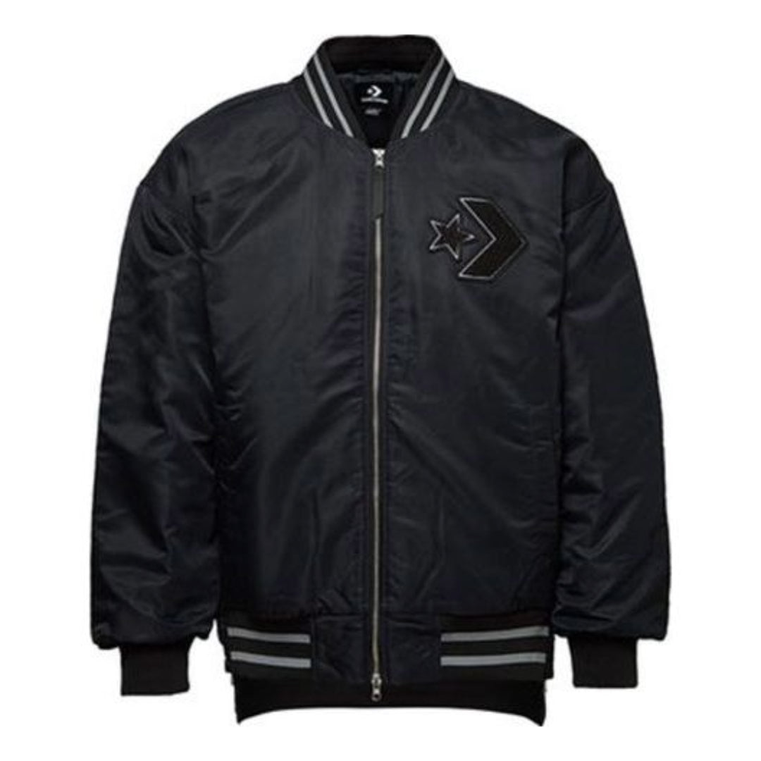 Bomberjakke Converse Padded Bomber Jacket Sort | 10019324-A02, 0
