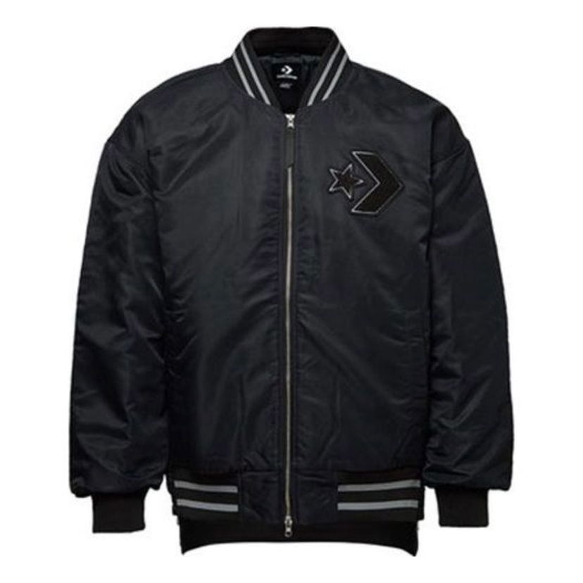 Bomberjakke Converse Padded Bomber Jacket Sort | 10019324-A02