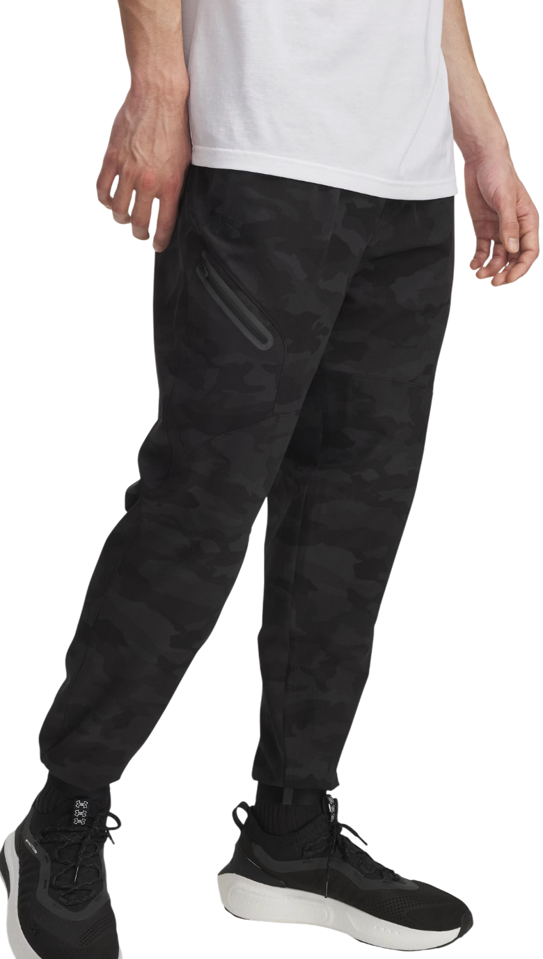 Joggingbukser Under Armour Unstoppable Woven Jogger Sort | 1388823-005, 0