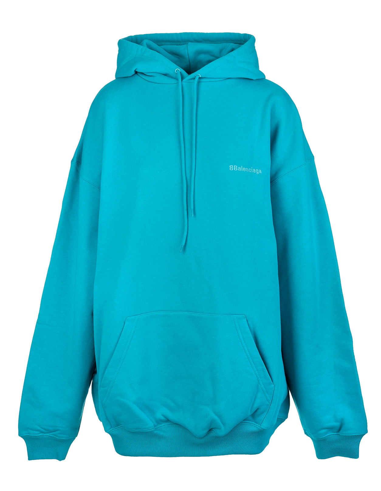 Sweatshirt Balenciaga BB Oversize Hoodie Turkis | 578135 TKVB5 4664, 0