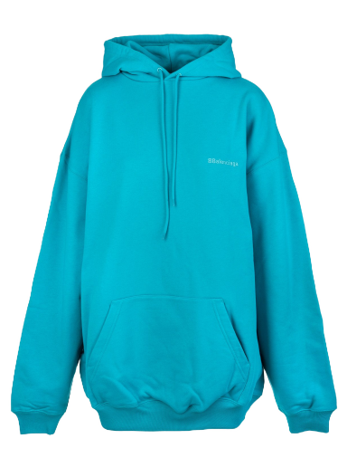 Sweatshirt Balenciaga BB Oversize Hoodie Turkis | 578135 TKVB5 4664