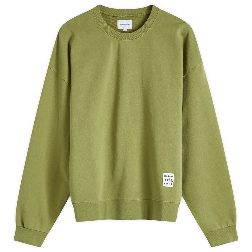 Sweatshirt thisisneverthat TNT Faded Crew Sweatshirt Grøn | TN243TSWCW03-MOSS