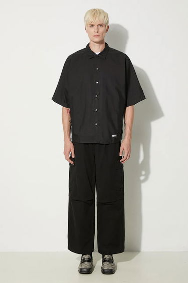 Skjorte Neighborhood Shirt With Classic Collar Sort | 241AQNH.SHM05, 1
