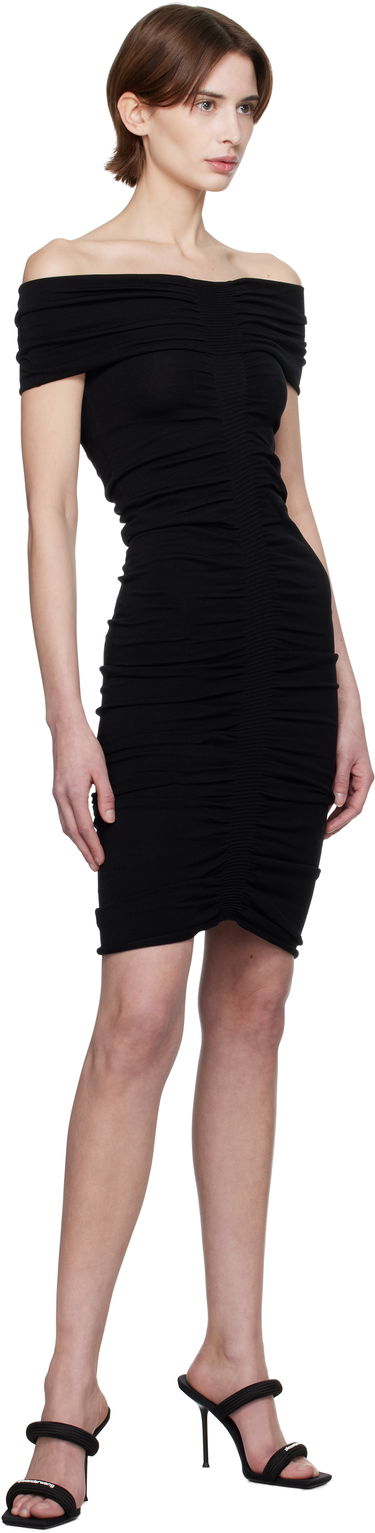 Kjole Alexander Wang Alexander Wang Ruched Mini Dress Sort | 1KC1256030, 3