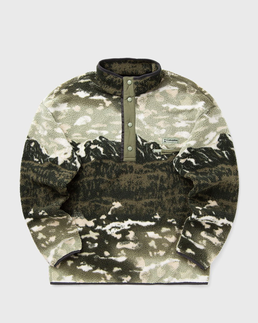 Sweater Columbia Helvetia II Printed Half Snap Fleece Pullover Grøn | 2098461349