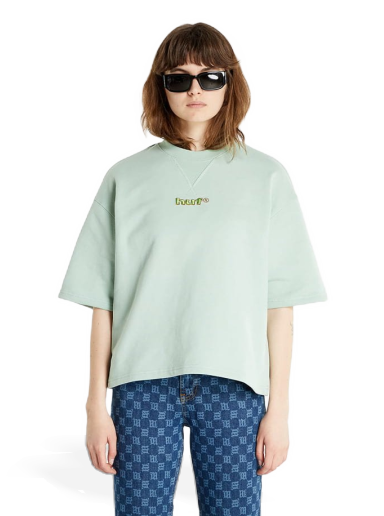 Sweatshirt HUF Varsity S/S French Terry Top Grøn | WFL0014 MINT