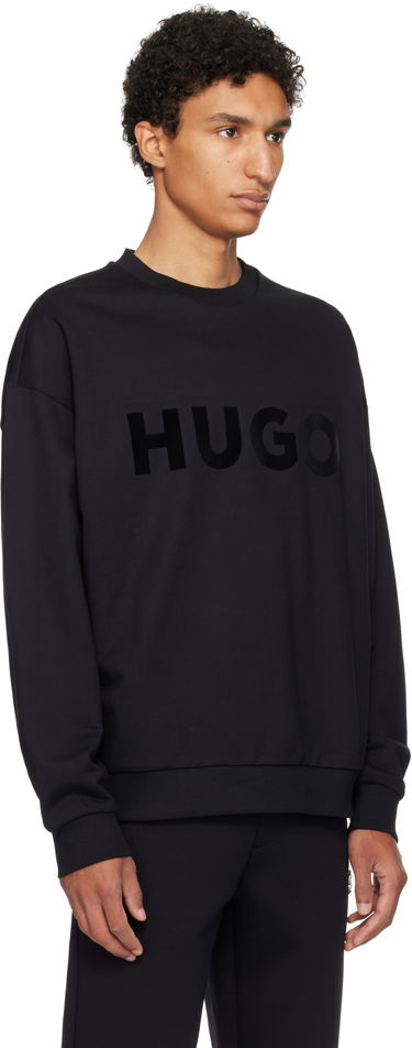 Sweatshirt BOSS Oversized Cotton Terry Sweatshirt with Logo Print Grøn | 50538778, 1
