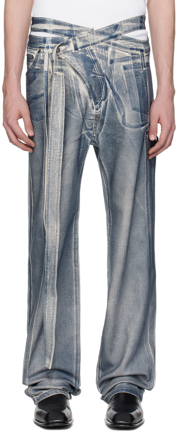 Jeans Ottolinger Ottolinger Signature Wrap Jeans Blå | 1700208E
