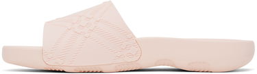 Tøj Burberry Burberry Embossed Check Dive Slides Lyserød | 8102135, 2