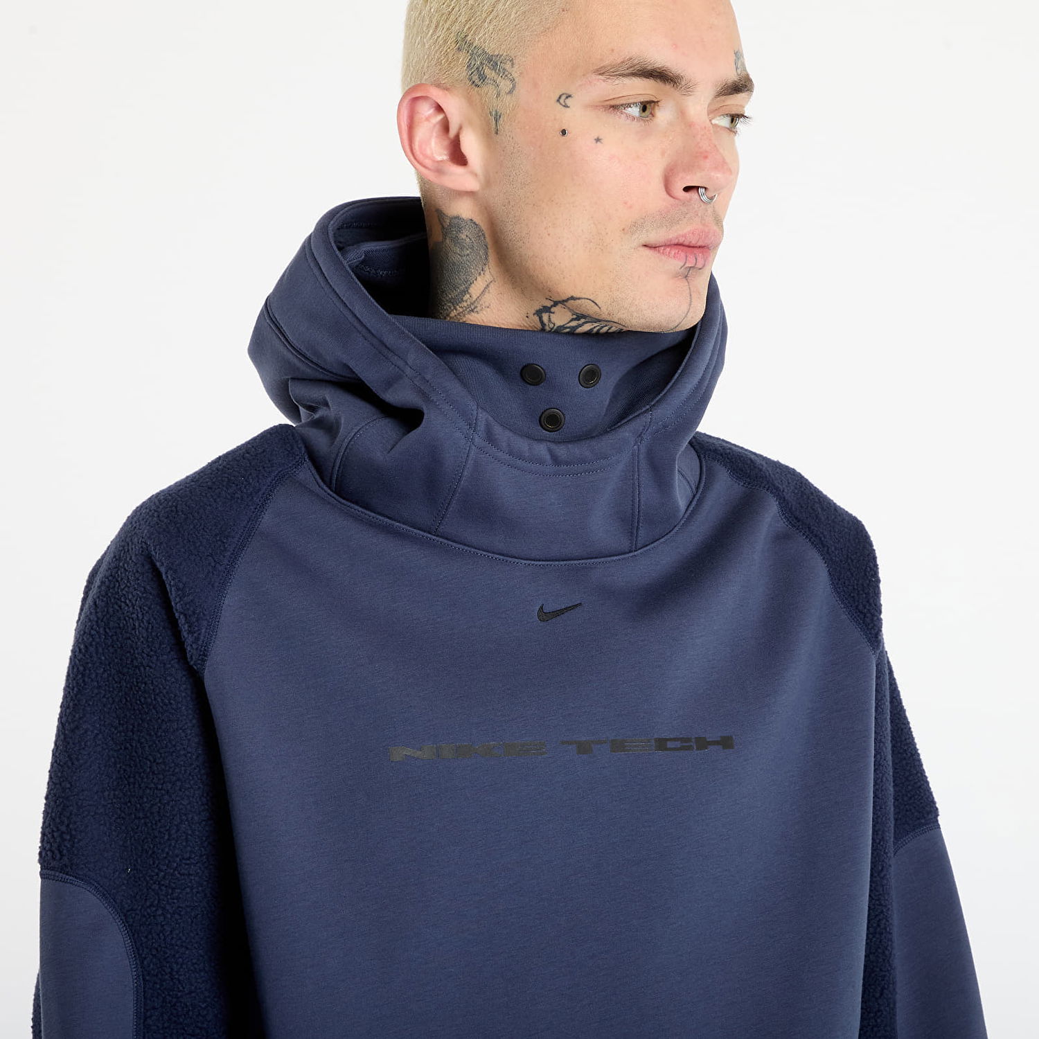 Sweatshirt Nike Tech Boreas Oversized Hoodie Mørkeblå | IB3363-437, 1