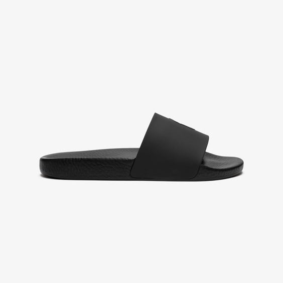 Sneakers og sko Polo by Ralph Lauren Signature Pony Slide Sort | 809852071011, 0