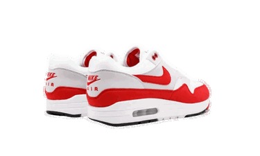 Sneakers og sko Nike Air Max 1 Anniversary Red (2017/2018 Restock Pair) Rød | 908375-103, 2