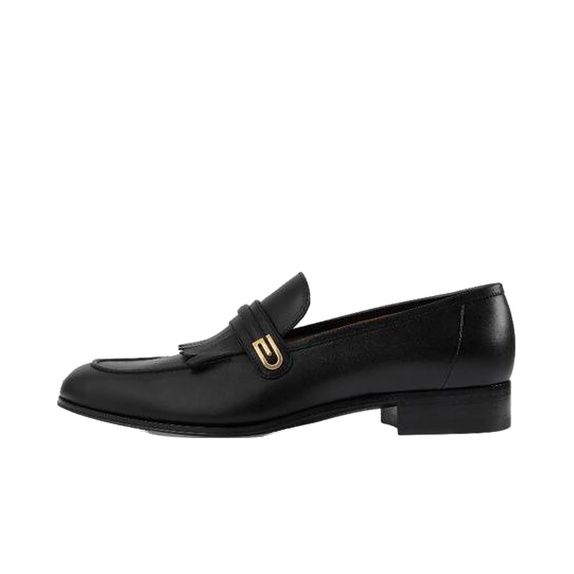 Sneakers og sko Gucci Mirrored G Loafer Black Sort | 714680 06F00 1000
