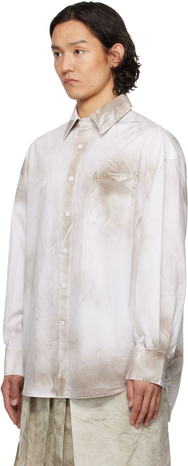Skjorte Feng Chen Wang Feng Chen Wang Sandwashed Shirt Hvid | FUS19SR01, 3