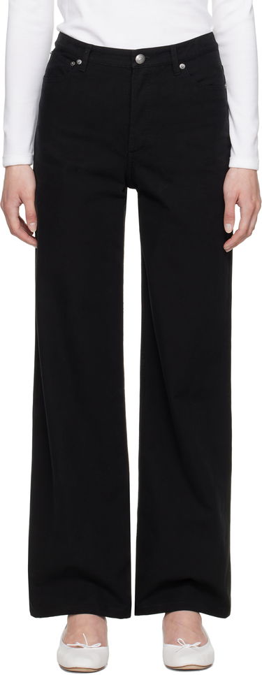 Jeans A.P.C. A.P.C. Elisabeth Wide-Leg Jeans Sort | COGBJ-F09181, 0