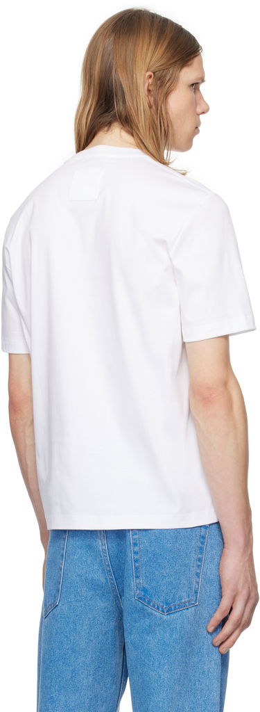 T-shirt LANVIN Lanvin Bouclette Script Logo T-Shirt Hvid | RM-TS0115-J134-P25, 2