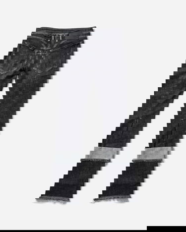 Jeans Ottolinger Open Back Denim Flare Jeans Sort | 11720271701 BLK, 2